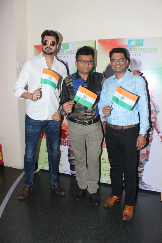 Celebs like Rohan Mehra, Congress leader Gurpreet Kaur Chadha, Bollywood actor Puneet Issar, Aneel Murarka, Radio Jockey Pritam Singh and others spotted during the launch of short film Shoorveer in Mumbai on January 26, 2017. Shoorveer,Short film Shoorveer,Shoorveer launch,Rohan Mehra,Congress leader Gurpreet Kaur Chadha,Puneet Issar,Aneel Murarka,Radio Jockey Pritam Singh