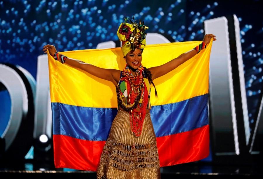 Colombia's Andrea Tovar competes during a national costume preliminary competition. Miss Universe 2016,Miss Universe,Miss Universe 2016 pics,Miss Universe 2016 images,Miss Universe 2016 photos,Miss Universe 2016 stills,Miss Universe 2016 pictures,Miss Universe pics,Miss Universe images,Miss Universe photos,Miss Universe stills,Miss Unive