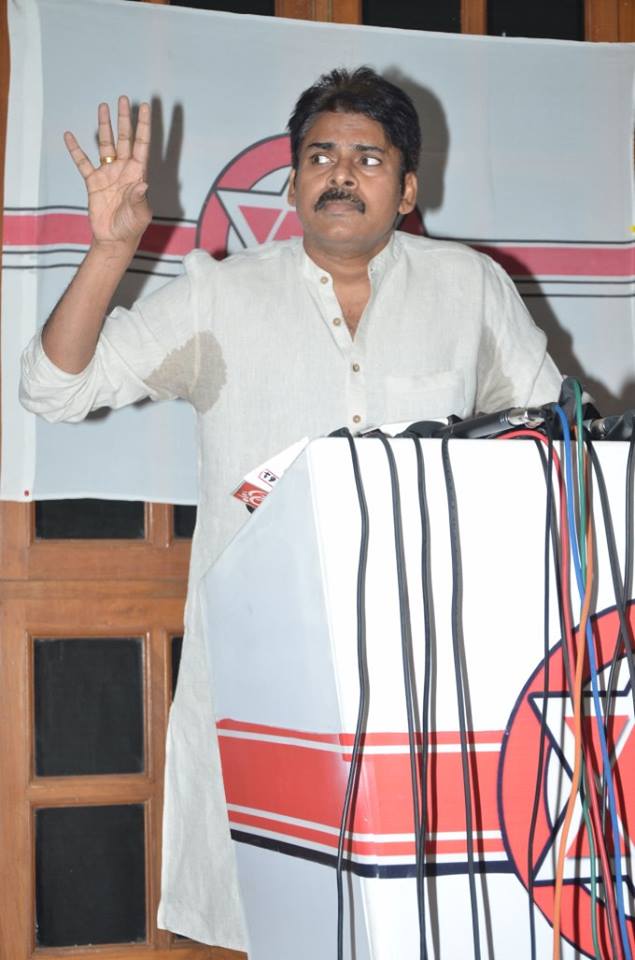 Photos of Telugu Actor and Jana Sena party leader Pawan Kalyan political press meet on AP special status. Pawan Kalyan,Pawan Kalyan press meet,AP Special Status,Pawan Kalyan on AP Special Status,Pawan Kalyan press meet pics,Pawan Kalyan press meet images,Pawan Kalyan press meet photos,Pawan Kalyan press meet stills,Pawan Kalyan press meet pictures
