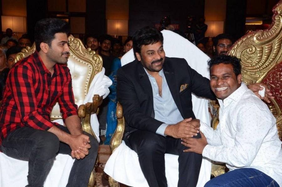 Telugu movie Shatamanam Bhavati success meet event held in Hyderabad. Celebs like Megastar Chiranjeevi, Sharwanand, Anupama Parameswaran, Himaja, Indraja, VV Vinayak and others graced the event. Chiranjeevi,Sharwanand,Anupama Parameswaran,Megastar Chiranjeevi,Shatamanam Bhavati,Shatamanam Bhavati success meet,Shatamanam Bhavati success meet pics,Shatamanam Bhavati success meet images,Shatamanam Bhavati success meet photos,Shatamanam Bhavati succe