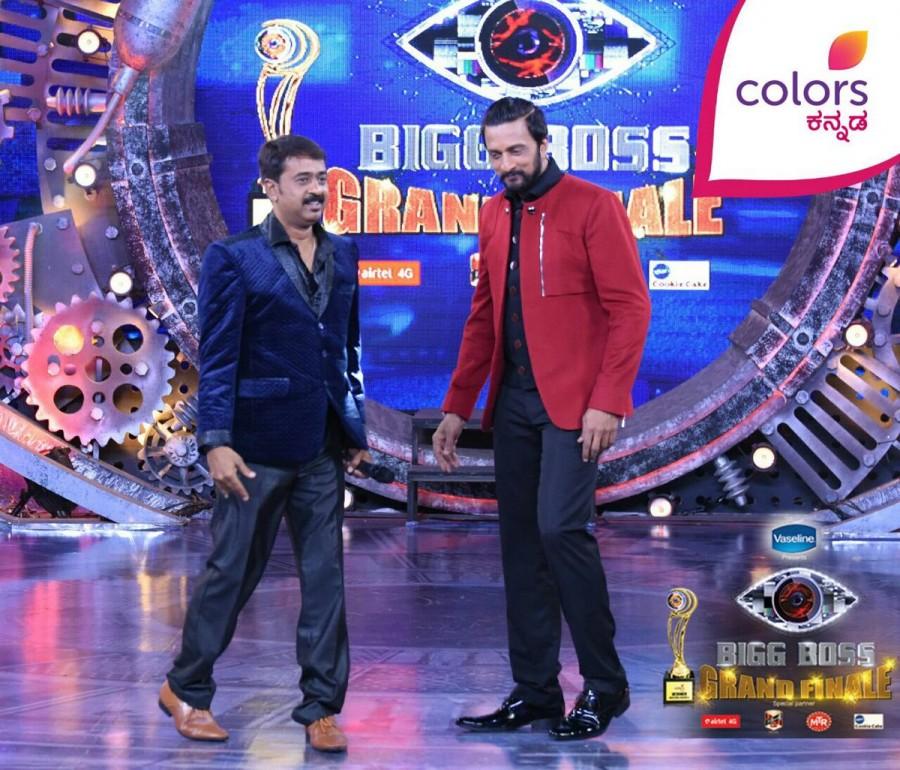 Bigg Boss 4 Kannada grand finale pictures: Pratham, Keerthi, Rekha in the race. Bigg boss 4 kannada,bigg boss 4,bigg boss kannada,bigg boss 4 kannada grand finale live updates,pratham,Rekha,malavika avinash,mohan,keerthi kumar
