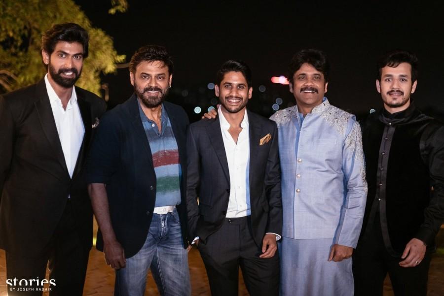Telugu actor Naga Chaitanya and actress Samantha Ruth Prabhu engagement held in Hyderabad. Celebs like Rana Daggubati, Daggubati Venkatesh and others graced the event. Rana Daggubati,Venkatesh,Daggubati Venkatesh,Naga Chaitanya and Samantha,Naga Chaitanya,Samantha,Naga Chaitanya and Samantha engagement,Naga Chaitanya and Samantha engagement pics,Naga Chaitanya and Samantha engagement images,Naga Chaitanya and Samantha e