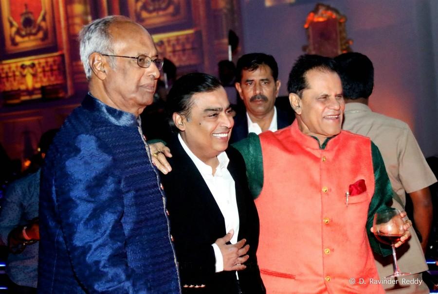 TSR Grandson Keshav's wedding reception event held in Hyderabad. Celebs like Ranveer Singh, Ram Charan, Upasana Kamineni, Mukesh Ambani, G. Kishan Reddy, Nitin Gadkari, Gunupati Venkata Krishna Reddy and others graced the event. TSR Grandson Keshav,Ranveer Singh,Ram Charan,Mukesh Ambani,Keshav wedding reception,Upasana Kamineni,G. Kishan Reddy,Nitin Gadkari,Gunupati Venkata Krishna Reddy