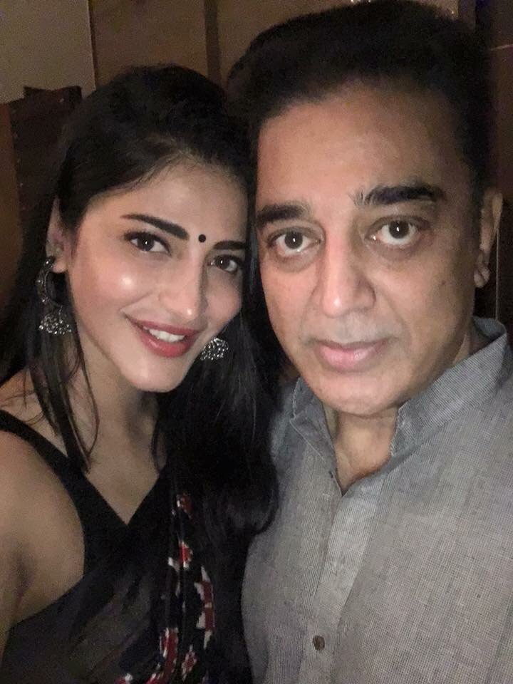 Actor Kamal Haasan at Shruti Haasan's 31st birthday celebration. Tamannaah,tamannaah bhatia,Kamal Haasan,Shruti Haasan,Shruti Haasan 31st birthday celebration,Shruti Haasan birthday celebration,Shruti Haasan birthday celebration pics,Shruti Haasan birthday celebration images,Shruti Haasan birthday celebration photos,Sh