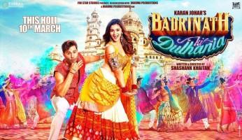 Badrinath Ki Dulhania,Badrinath Ki Dulhania first look,Badrinath Ki Dulhania first look poster,Badrinath Ki Dulhania poster,Varun Dhawan and Alia Bhatt,Varun Dhawan,Alia Bhatt,bollywood movie Badrinath Ki Dulhania,Badrinath Ki Dulhania pics,Badrinath Ki D