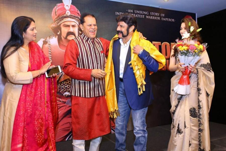 TSR felicitates Balakrishna & Krish on Gautamiputra Satakarni success. Celebs like Tamannah, Jayasudha, Vishnu Manchu, Manoj Manchu, Daggubati Venkatesh, SS Rajamouli, K Raghavendra Rao, Balakrishna's wife Vasundhara, Shubhalekha Sudhakar and others graced the event. Balakrishna,Gautamiputra Satakarni success,Gautamiputra Satakarni,Krish,Tamannah,Jayasudha,Vishnu Manchu,Manoj Manchu,Daggubati Venkatesh,SS Rajamouli,K Raghavendra Rao