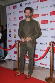 Bollywood actor Hrithik Roshan spotted during the Lokmat Maharashtra Most Stylish Awards in Mumbai on January 31, 2017.
