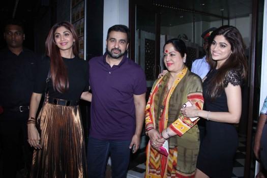 Shamita Shetty turned a year older and brought in the big day with her sister Shilpa Shetty Kundra and her parents at a Japanese restaurant.