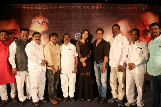 Telugu movie Kontract motion poster launch event held at Hyderabad. Celebs like Arjun Sarja, Minissha Lamba, SS Sameer and others graced the event.