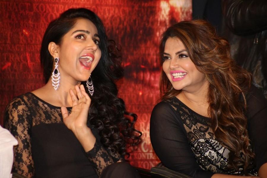 Telugu movie Kontract motion poster launch event held at Hyderabad. Celebs like Arjun Sarja, Minissha Lamba, SS Sameer and others graced the event. Arjun Sarja,Minissha Lamba,Kontract movie poster,Kontract poster,Kontract poster launch,Kontract poster launch pics,Kontract poster launch images,Kontract poster launch photos,Kontract poster launch stills,Kontract poster launch pictures