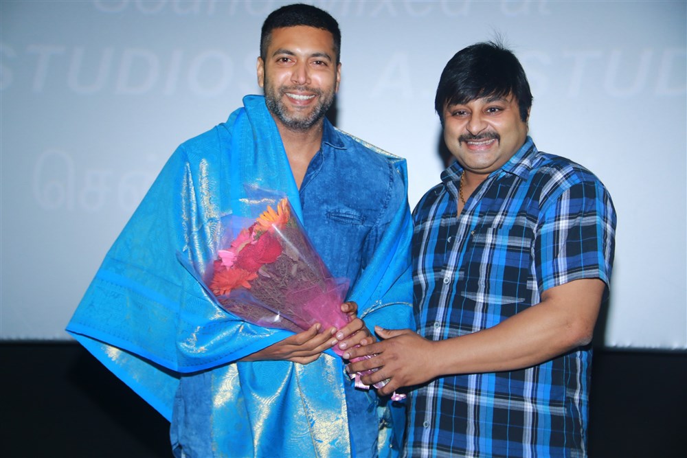 Bogan movie success celebration held at Kamala Cinemas. Celebs like Jayam Ravi, director Lakshman, Kamala Cinemas Owner CT Ganesan also graced the event. Jayam Ravi,Bogan,Bogan success celebration,Bogan success celebration pics,Bogan success celebration images,Bogan success celebration photos,Bogan success celebration stills,Bogan success celebration pictures