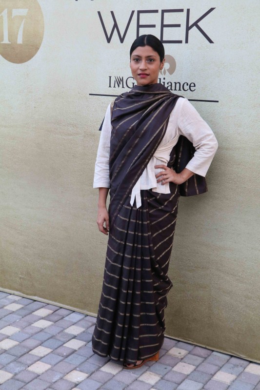 Bollywood actress Konkana Sen Sharma at Lakme Fashion Week 2017. Konkana Sen Sharma,Konkana Sen Sharma at LFW,Lakme Fashion Week 2017,Lakme Fashion Week,Lakme Fashion Week pics,Lakme Fashion Week images,Lakme Fashion Week photos,Lakme Fashion Week stills,Lakme Fashion Week pictures