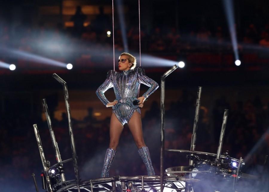 Lady Gaga Super Bowl 2017 Halftime Performance Photosimagesgallery 