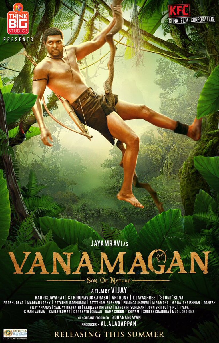 Vanamagan is an upcoming Tamil action drama film written and directed by AL Vijay and produced by AL Azhagappan under Think Big Studio banner. Starring Jayam Ravi and Sayyeshaa Saigal in the lead role, while Varun, Thambi Ramaiah and Sam Paul appear in the supporting role. Jayam Ravi,Vanamagan first look poster,Vanamagan first look,Vanamagan poster,Vanamagan movie poster,Vanamagan pics,Vanamagan images,Vanamagan phoots,Vanamagan stills,Vanamagan pictures