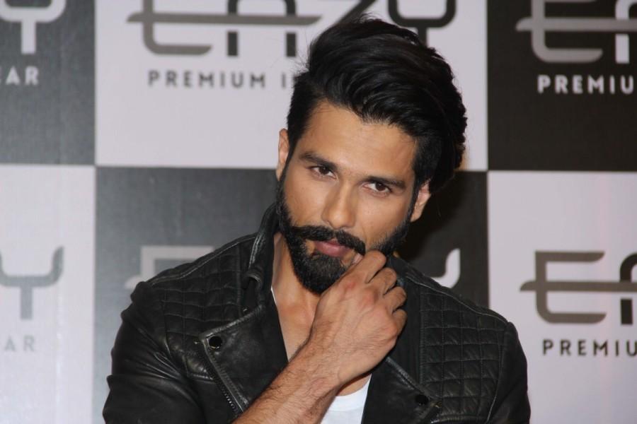 Bollywood actor Shahid Kapoor during the launch of Eazy inner wear in Mumbai on February 7, 2017. Shahid Kapoor,actor Shahid Kapoor,Shahid Kapoor latest pics,Shahid Kapoor latest images,Shahid Kapoor latest photos,Shahid Kapoor latest stills,Shahid Kapoor latest pictures