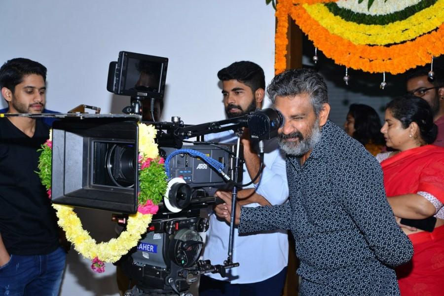 Naga Chaitanya, Lavanya Tripathi, Sai Korrapati, Suresh Babu's new movie launched in Hyderabad. Director Krishna RV Marimuthu, Producer Sai Korrapati, SS Rajamouli, Keeravani, D Suresh Babu, Srikanth, Vijayendra Prasad, Devineni Prasad, Gunnam Gangaraju, Avasarala Srinivas and others graced the event. Naga Chaitanya,Lavanya Tripathi,Sai Korrapati,Suresh Babu,Director Krishna RV Marimuthu,Producer Sai Korrapati,SS Rajamouli,Keeravani,D Suresh Babu,Srikanth,Vijayendra Prasad,Devineni Prasad