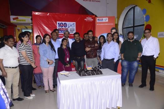 Bollywood actor Hrithik Roshan during the event organised to celebrates the presence of Timed Now in 100 countries in Mumbai on February 7, 2017.