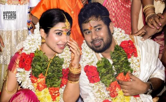 Pichaikkaran fame actress Satna Titus and Distributor Karthick wedding held on Feb 6 in Salem.