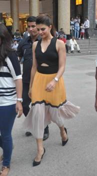 Jacqueline Fernandez arrives for the launch event.