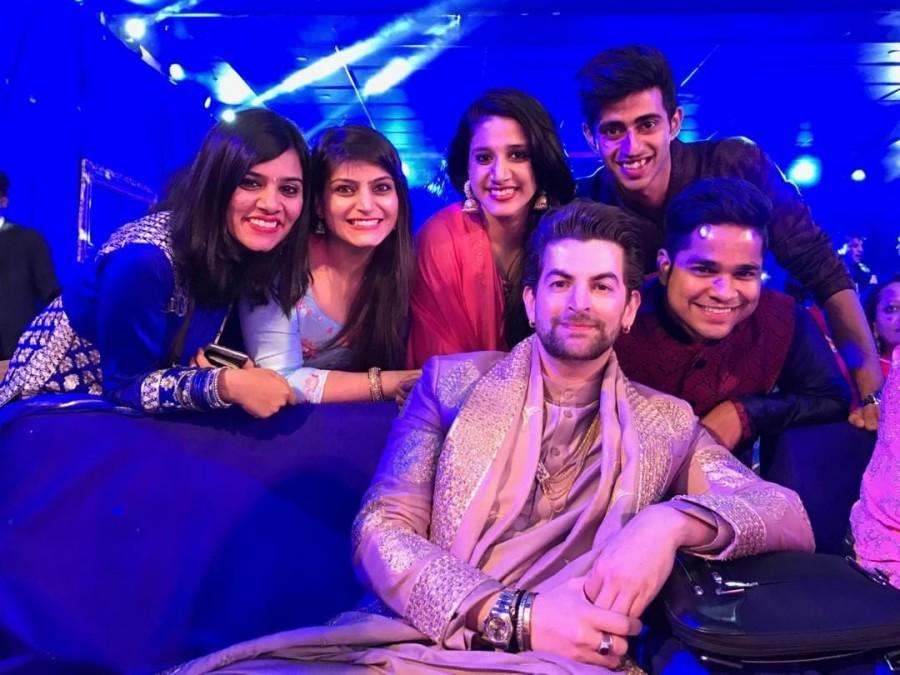 The second day festivities of the majestic Neil Nitin Mukesh Rukmini Sahay wedding continued on a grand scale. Inspired by a colorful ethnic decor, crepe drapes in pink orange and yellow contrasts brought the venue alive against the majestic backdrop of Sajjangarh Fort perched atop the Aravalli Range. The entire set-up didn't complemented the finesse of the natural landscape and the detailed architecture of Radisson Blu. Neil Nitin Mukesh,Rukmini Sahay,Neil Nitin Mukesh and Rukmini Sahay,Neil Nitin Mukesh wedding,Neil Nitin Mukesh mehendi ceremony,Neil Nitin Mukesh sangeet ceremony,Neil Nitin Mukesh wedding pics,neil nitin mukesh wedding images,Neil Nitin Mukesh wedding p