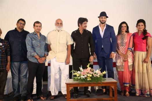 Telugu movie Om Namo Venkatesaya press meet held at Hyderabad. Celebs like Nagarjuna Akkineni, Saurabh Raj Jain, K Raghavendra Rao, Ashmitha, Vimala Raman, JK Bharavi, A Mahesh Reddy, Ananth Sriram, Sri Vedavyasa and others graced the event.