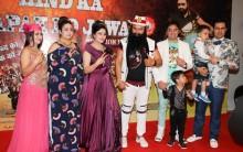Bollywood movie MSG Lionheart special screening held in Mumbai on Feb 08, 2017. Gurmeet Ram Rahim and others graced the event.