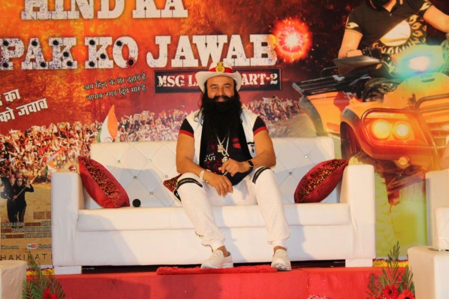 Bollywood movie MSG Lionheart special screening held in Mumbai on Feb 08, 2017. Gurmeet Ram Rahim and others graced the event. Gurmeet Ram Rahim,actor Gurmeet Ram Rahim,MSG Lionheart,MSG Lionheart special screening,MSG Lionheart special screening pics,MSG Lionheart special screening images,MSG Lionheart special screening photos,MSG Lionheart special screening stills,MSG Lionheart