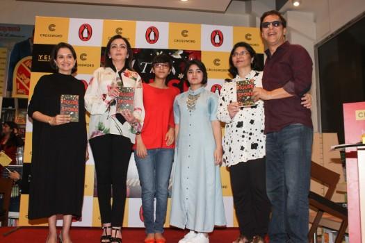 Nita Ambani, Chairperson, Reliance Foundation, with film journalist Anupama Chopra spotted during the launch of Zuni Chopra's book 'The House That Spoke', at Crossword bookstore, in Mumbai on February 8, 2017. Zuni Chopra is the 15-year-old daughter of Bollywood filmmaker Vidhu Vinod Chopra and film journalist Anupama Chopra.
