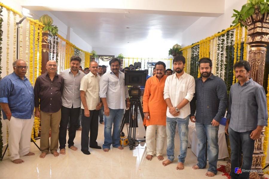 In an official ceremony on Friday, the upcoming movie was launched in the presence of filmmaker V.V Vinayak. The launch was also attended by NTR's father and actor Harikrishna. NTR27,NTR27 movie launch,NTR27 launch,Jr Ntr,Jr Ntr new movie,Jr Ntr new movie pooja,Jai Lavakusa,Jai Lavakusa movie launch,Jai Lavakusa movie launch pics,Jai Lavakusa movie launch images,Jai Lavakusa movie launch photos,Jai Lavakusa movie launch stills,J