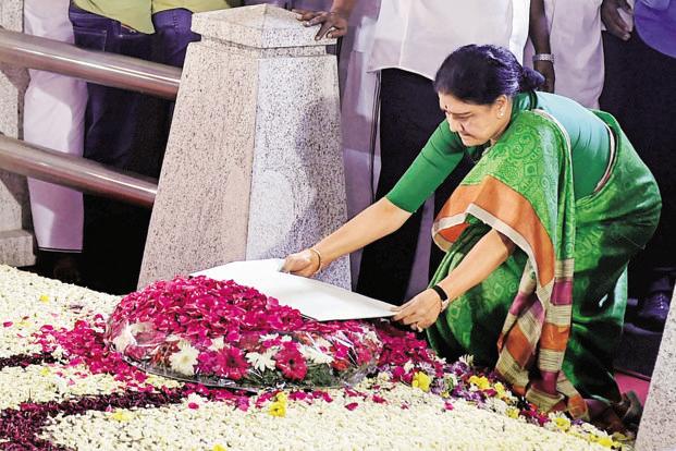 Sasikala,V.K. Sasikala,General Secretary V.K. Sasikala,AIADMK,AIADMK General Secretary,Jayalalithaa's memorial,Jayalalithaa