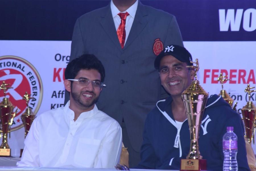 Bollywood actor Akshay Kumar during the flag off ceremony of 2nd Kudo World Cup in Mumbai on February 10, 2017. Akshay Kumar,actor Akshay Kumar,2nd Kudo World Cup,Kudo World Cup,Kudo World Cup 2017,Akshay Kumar latest pics,Akshay Kumar latest images,Akshay Kumar latest photos,Akshay Kumar latest stills,Akshay Kumar latest pictures