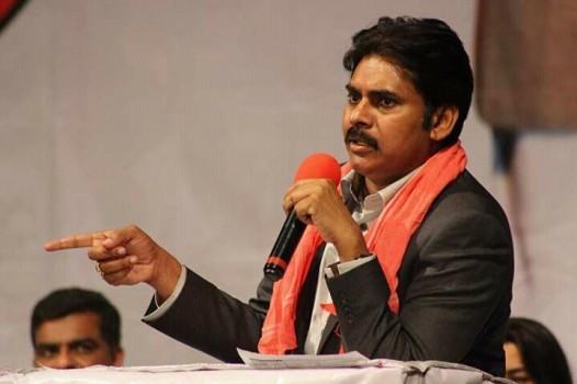 Tollywood actor Pawan Kalyan at Nashua Public Meet.