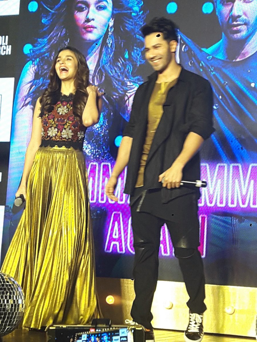 Bollywood actor Alia Bhatt and Varun Dhawan launch Tamma Tamma Again song from Badrinath Ki Dulhania. Alia Bhatt and Varun Dhawan,Alia Bhatt,Varun Dhawan,Tamma Tamma Again song,Tamma Tamma Again,Tamma Tamma Again song launch,Badrinath Ki Dulhania,Badrinath Ki Dulhania movie,Badrinath Ki Dulhania songs