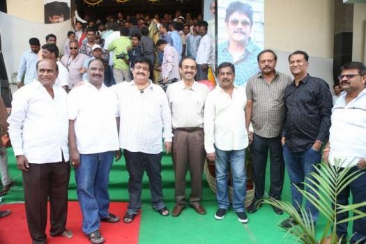 South Indian actor Akkineni Nagarjuna launches Swapna Theatre.