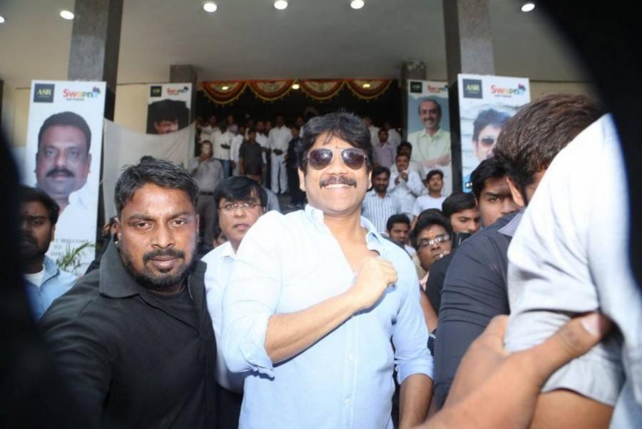 South Indian actor Akkineni Nagarjuna launches Swapna Theatre. Akkineni Nagarjuna,Nagarjuna,actor Nagarjuna,Nagarjuna launches Swapna Theatre,Swapna Theatre,Nagarjuna launches Swapna Theatre pics,Nagarjuna launches Swapna Theatre images,Nagarjuna launches Swapna Theatre photos,Nagarjuna launches Swapna Theatre stills