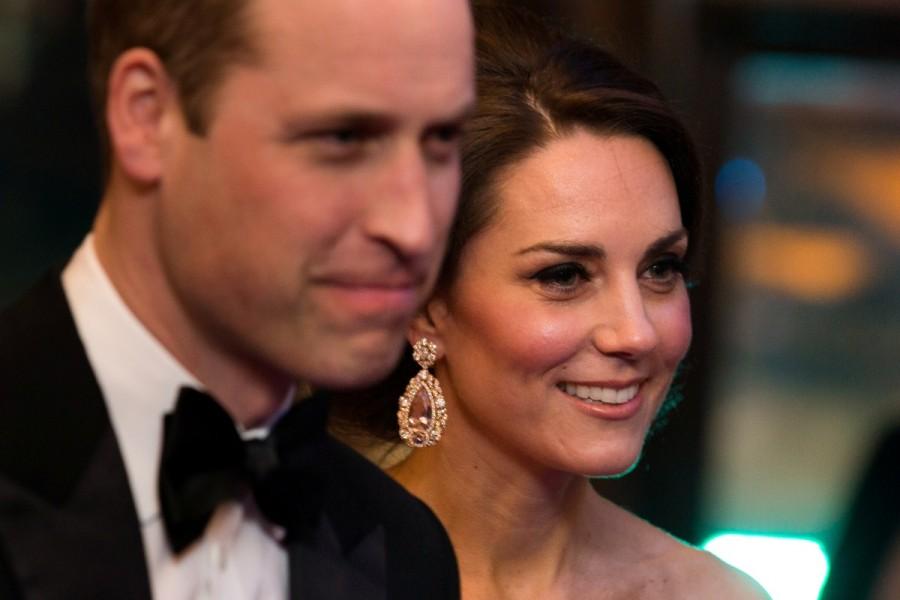 Britain's Prince William and Catherine, the Duchess of Cambridge arrive for the British Academy of Film and Television Awards (BAFTA) at the Royal Albert Hall in London, Britain, February 12, 2017. BAFTA 2017,BAFTA,Kate Middleton,Kate Middleton at BAFTA,Kate Middleton pics,Kate Middleton images,Kate Middleton photos,Kate Middleton stills,Kate Middleton pictures