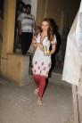Romanian model and Television presenter Iulia Vantur spotted at recording studio in Juhu.