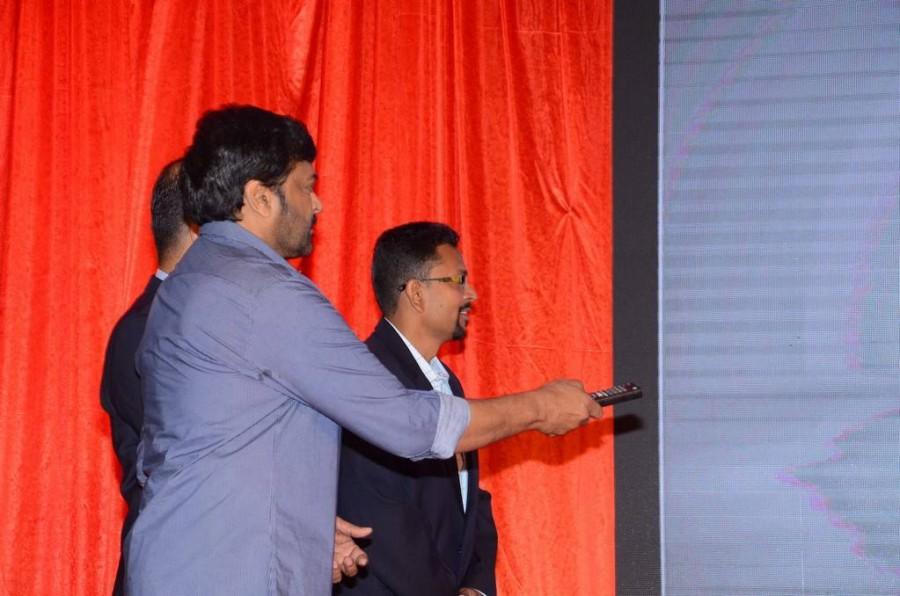 Maa TV Launches 'Refreshed' Channel Look, Logo and Positioning as 'Star Maa'. Celebs like Megastar Chiranjeevi, Kevin Vaz ( CEO of South Region, Star India), Alok Jain (Business Head of Maa) and others graced the event. Megastar Chiranjeevi,Chiranjeevi,Star MAA Logo,Star MAA,Star MAA Logo pics,Star MAA Logo launch,Chiranjeevi latest pics,Chiranjeevi latest images,Chiranjeevi latest photos,Chiranjeevi latest stills,Chiranjeevi latest pictures