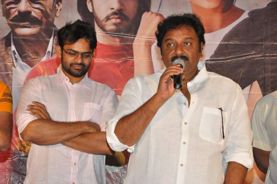 Telugu movie Winner Trailer launch event held in Hyderabad. Celebs like Sai Dharam Tej, V. V. Vinayak and others graced the event. Sai Dharam Tej,Winner Trailer Launch,Winner Trailer,V. V. Vinayak,Winner Trailer Launch pics,Winner Trailer Launch images,Winner Trailer Launch photos,Winner Trailer Launch stills,Winner Trailer Launch pictures