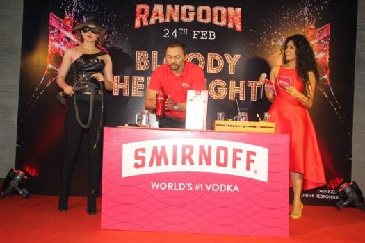 Bollywood actress Kangana Ranaut launches 'Bloody hell' song inspires cocktail.