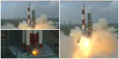 Indian PSLV rocket,PSLV rocket,PSLV rocket lifts off with 104 satellites,104 satellites,Polar Satellite Launch Vehicle,PSLV-XL