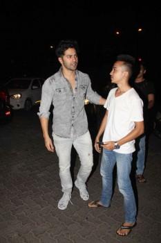 Bollywood actor Varun Dhawan spotted at Bandra.