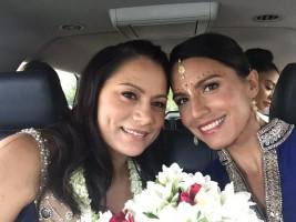 Tulsi Gabbard,Abraham Williams,Tulsi Gabbard Abraham Williams wedding photos,Tulsi Gabbard Abraham Williams marriage,Tulsi Gabbard US lawmaker,Vedic wedding,hawaii