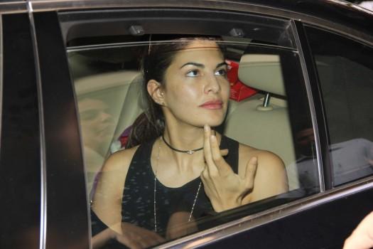 Bollywood actress Jacqueline Fernandez spotted at Hakkasan in Bandra.