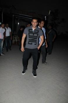 Bollywood actor Salman Khan spotted at Mehboob for doing photoshoot for being human campaign.