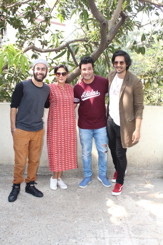 When asked Ali Fazal about the experience, he said," It's always good to have kids around you and you literally forget all your stress around them. They help you unwind yourself and their innocence gives you so much positivity. I am glad that I am able to be a part of Dhai Akshar and help these kids nuture more and explore more not only in the educational knowledge but also through lessons in performing arts". Fukrey Returns,Ali Fazal,Dhai Akshar,Director Amol Gupte,Manjot Singh,Varun Sharma,Fukrey Returns promotion,Fukrey Returns movie promotion
