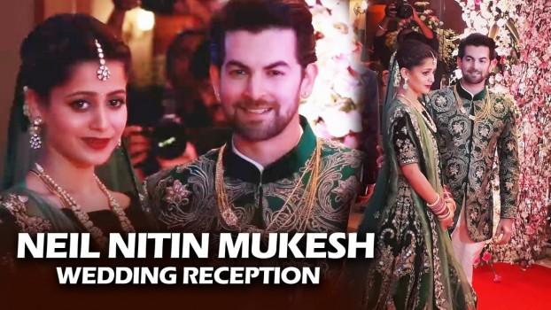 Bollywood celebs like Salman Khan, Amitabh Bachchan, Katrina Kaif, Rekha and others spotted at Neil Nitin Mukesh and Rukmini Sahay reception.