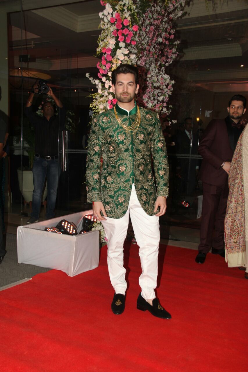 The actor tied his knot on February 9, in Udaipur at a grand wedding that was attended by more than 500 guests including Bollywood who's who like Rishi Kapoor, Pamela Chopra among others. Salman Khan,Amitabh Bachchan,Katrina Kaif,Rekha,Neil Nitin Mukesh and Rukmini Sahay,Neil Nitin Mukesh,Rukmini Sahay,Neil Nitin Mukesh reception,Neil Nitin Mukesh wedding reception,Neil Nitin Mukesh reception pics,Neil Nitin Mukesh reception images,Neil Ni