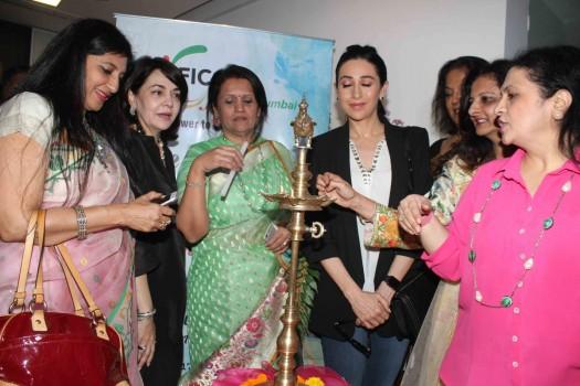 Bollywood actress Karisma Kapoor inaugurates FICCI Ladies Organization (FLO) Mumbai Magic Bazaar 2017 at Atria Mall in Mumbai on February 17, 2017.