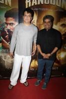 Saif Ali Khan,Shahid Kapoor,Kangana Ranaut's Rangoon was a star-studded affair. Bollywood stars like Kareena Kapoor Khan,Mohammed Morani,Lucky Morani,Sajid Nadiadwala,Vishal Bhardwaj,Wardha Khan,Lucky Morani